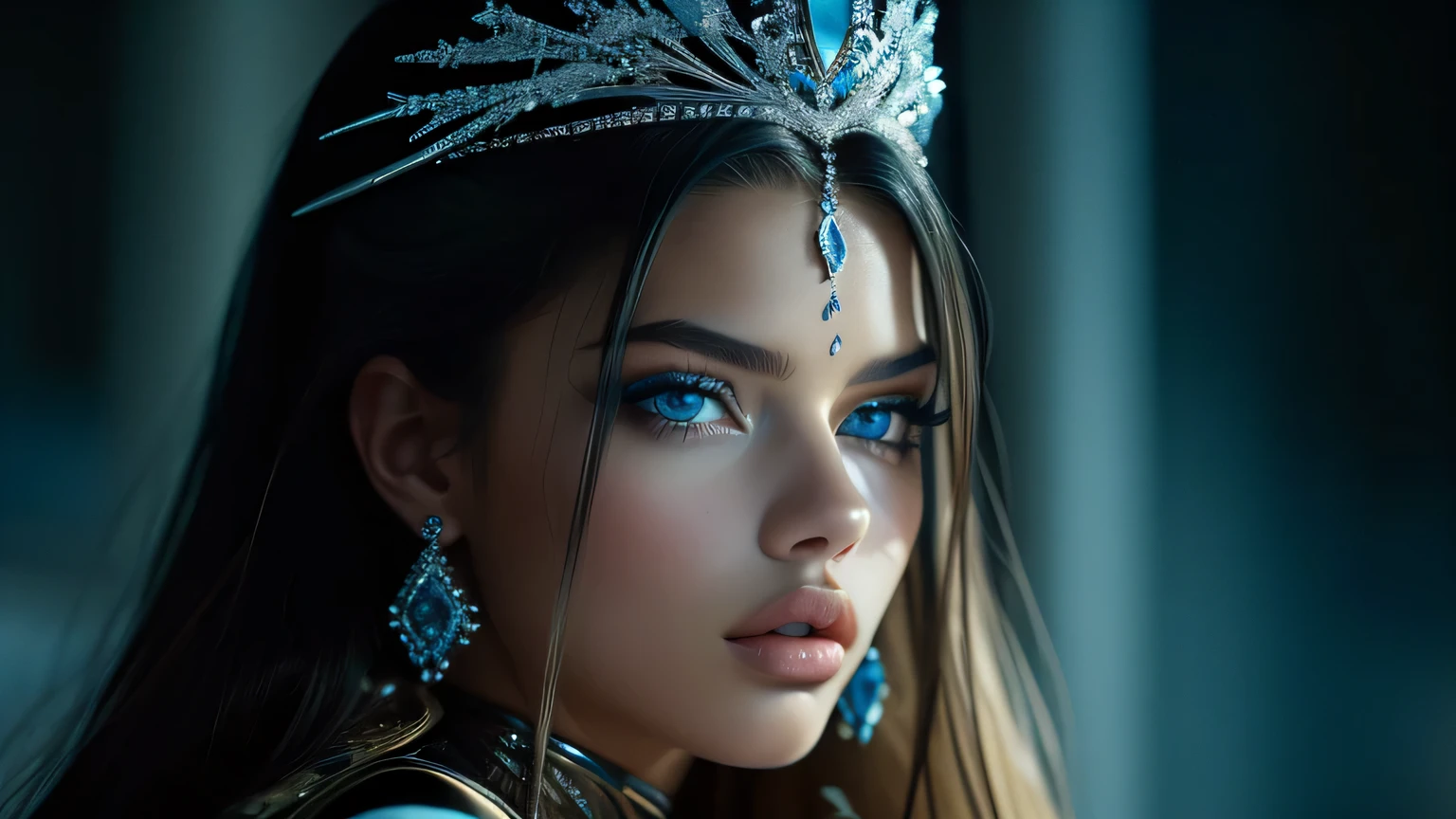 Maite Perroni, wearing peacock costume sexy clothes. professionally retouched, soft lighting, realistic, smooth face, perfect eyes, sharp focus on eyes, 8 k, high definition, insanely detailed, intricate, elegant. in a Eiffel Tower background.