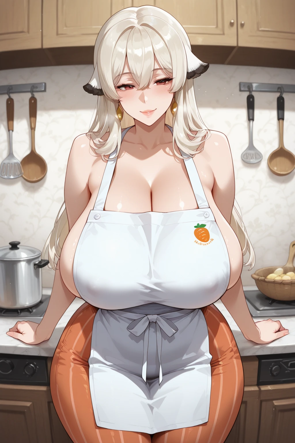 masterpiece, best quality, ultra-detailed, glistening shiny, glowing light, ray tracing, HDR, (perfect face, detailed face, detailed eyes), 8k,HD,ultra realistic face, ray tracing, perfect lighting, best quality, ultra-detailed, High resolution, Full body, Description Girls, detail hands, Detail fingers, Detail Face, cute face, detail legs, overdetailed art, Fine details, blonde hair, blue eyes, ((sidetail hair)), huge breast, huge ass,  oily skin,  white bikini halter top, (denim pants), blue denim, pose provocatively, evil grin, ((in tavern)), (Crowded), people