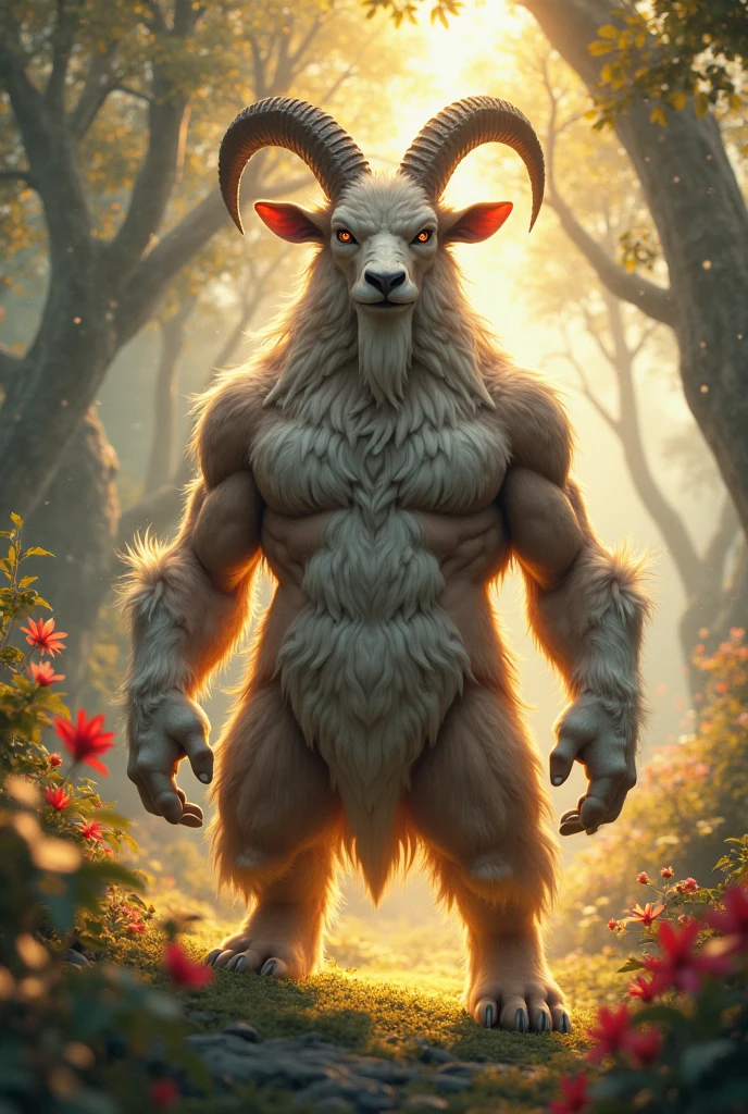 ultra-detailed, masterpiece, masterwork, high quality, best quality, hdr, (nature), posted on e621, (by darkgem), nsfw, male, solo, chibi, ((nude, micropenis, foreskin, big balls, perfect balls)), (white body minotaur), hairy dragon, (white body), (long golden hair, yellow eyes), sitting, from below, dynamic angle