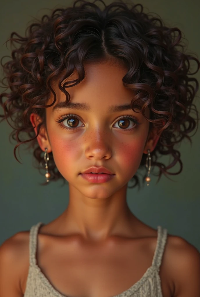 Make a realistic photo of a  boy, young, white skin with black eyes and wavy hair