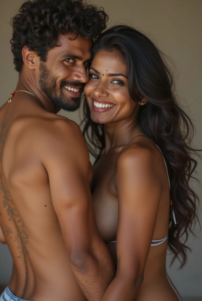 A Costa Rican man and a Panamanian woman kissing