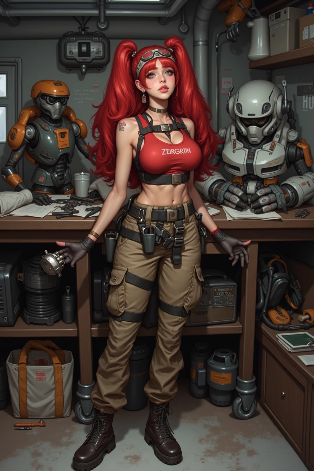 a 15 old in a bikini top and shorts sitting on a chair, 3 d neon art of a cyberpunk frog, scifi character render, 3 d render stylized, 3 d render beeple, stylized 3d render, style of starfinder, scifi character, rolands zilvinskis 3d render art, rendered in redshift, colored zbrush render