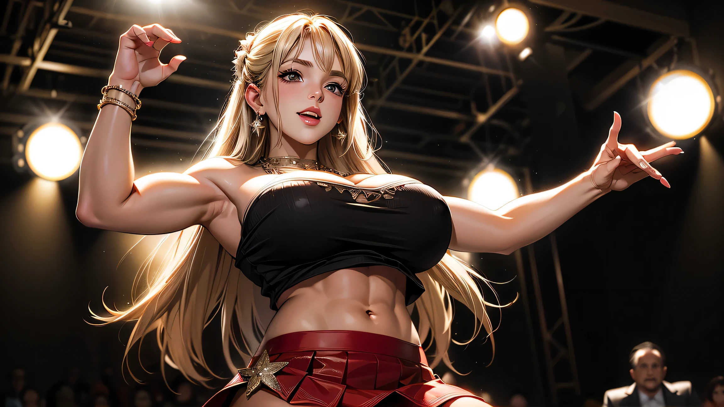 1 girl, solo, Sexy lingerie, angry , best quality, looking at viewer, nsfw, armpits, standing,  intricate background, leather and fur coat
<lora:signoraGenshinImpact_v25:0.7>
