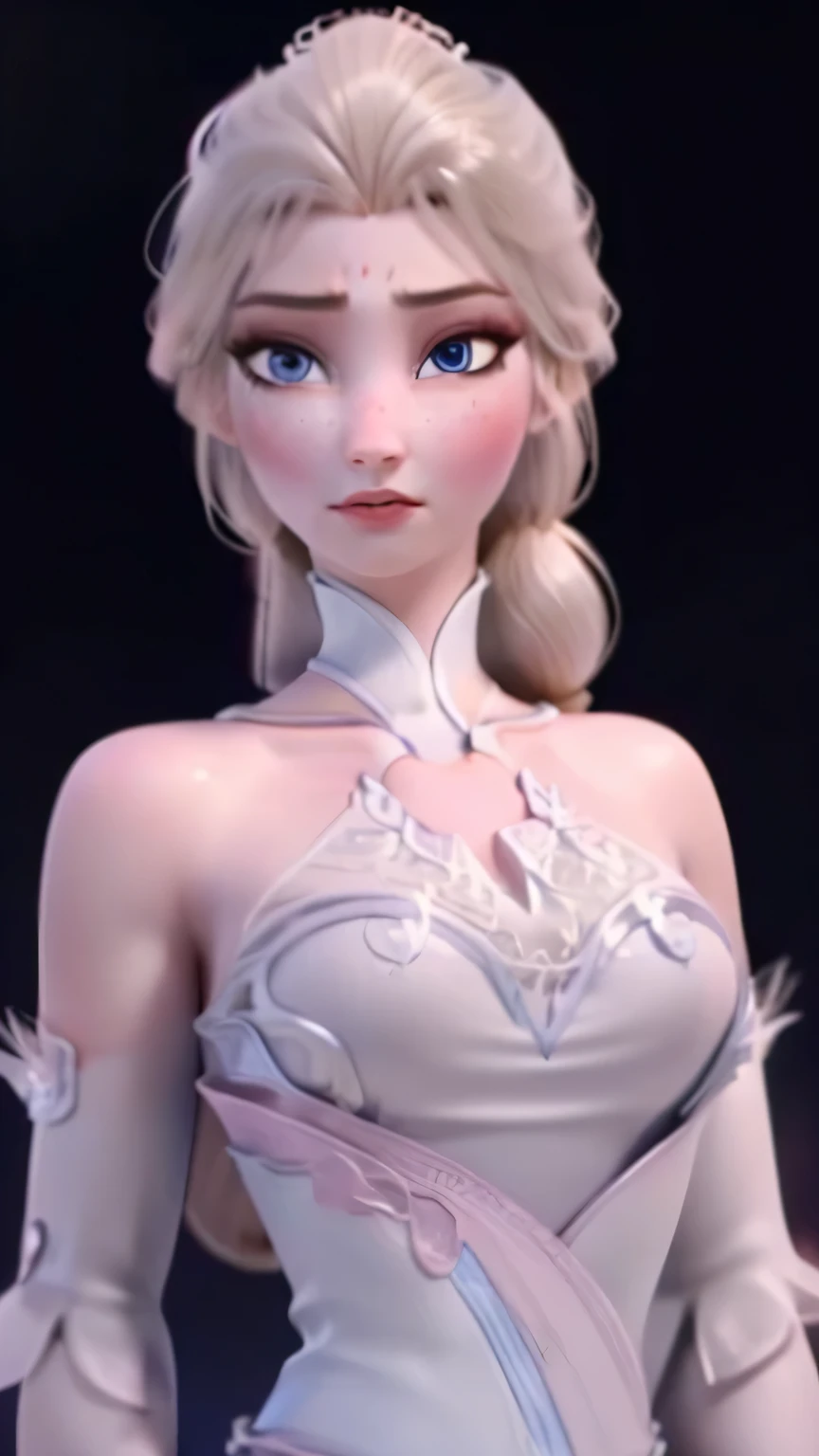 Young Elsa is very hot. busty. cutout. production.. 💗 💕 💮. 3d 33
