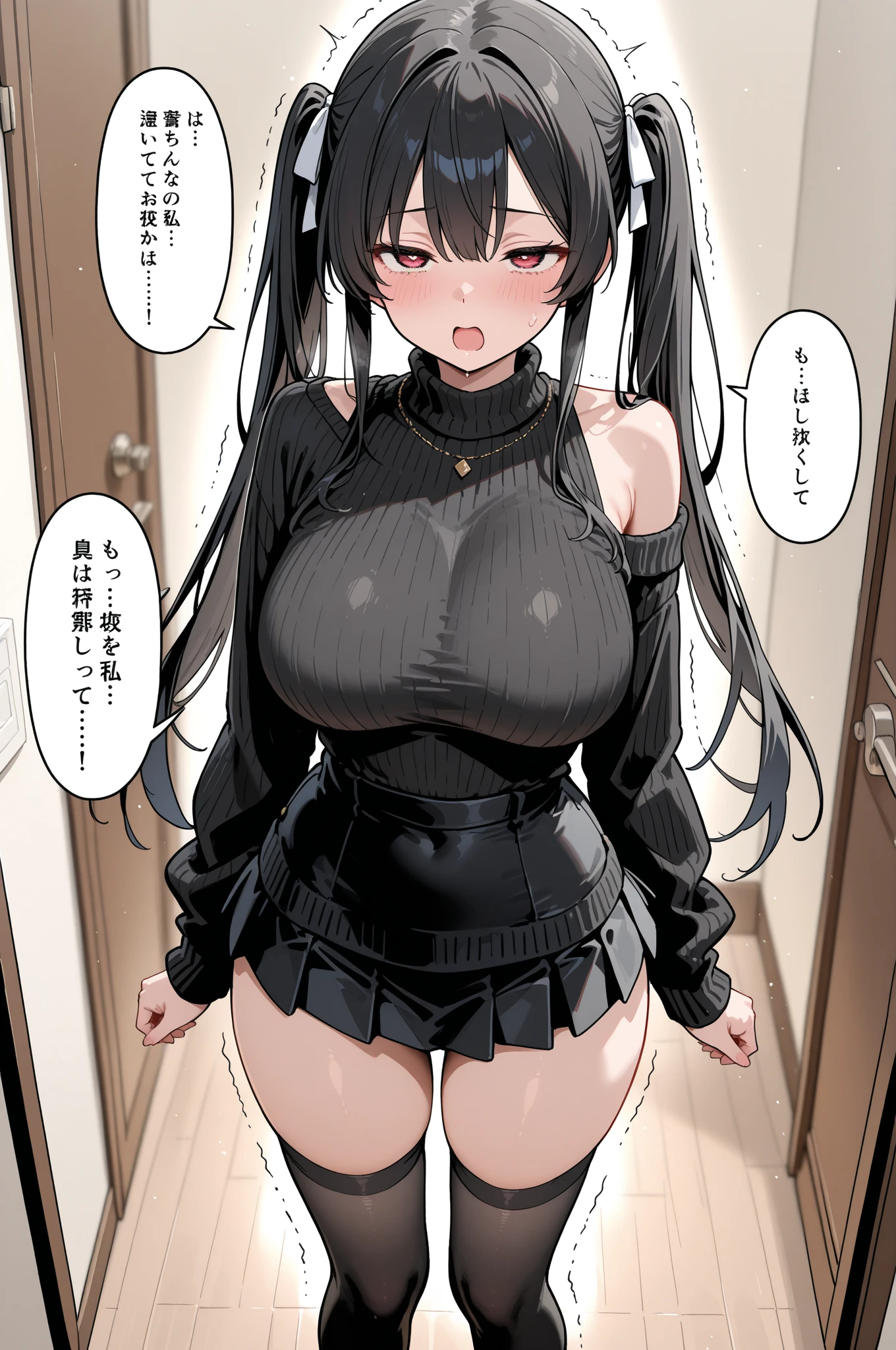Yukimi, 10., nude, Blunt bangs, Shortcuts,,Flat Chest, Expressionless, shy, whole body, Highest quality, School classroom、pussy、Angle from below、Kneel、(pussy:1.4)、(Masturbation:1.4)、(male&#39;Head between thighs:1.4)、Striped pattern、Embarrassing、Small nipples
