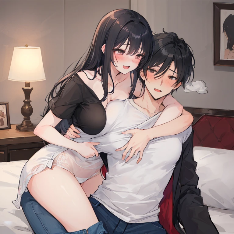 <lora:reverse_upright_straddle_v0.1:1>
reverse upright straddle, 1boy, 1girl, sitting on lap, sex, leaning forward,, masterpiece, best quality, highly detailed