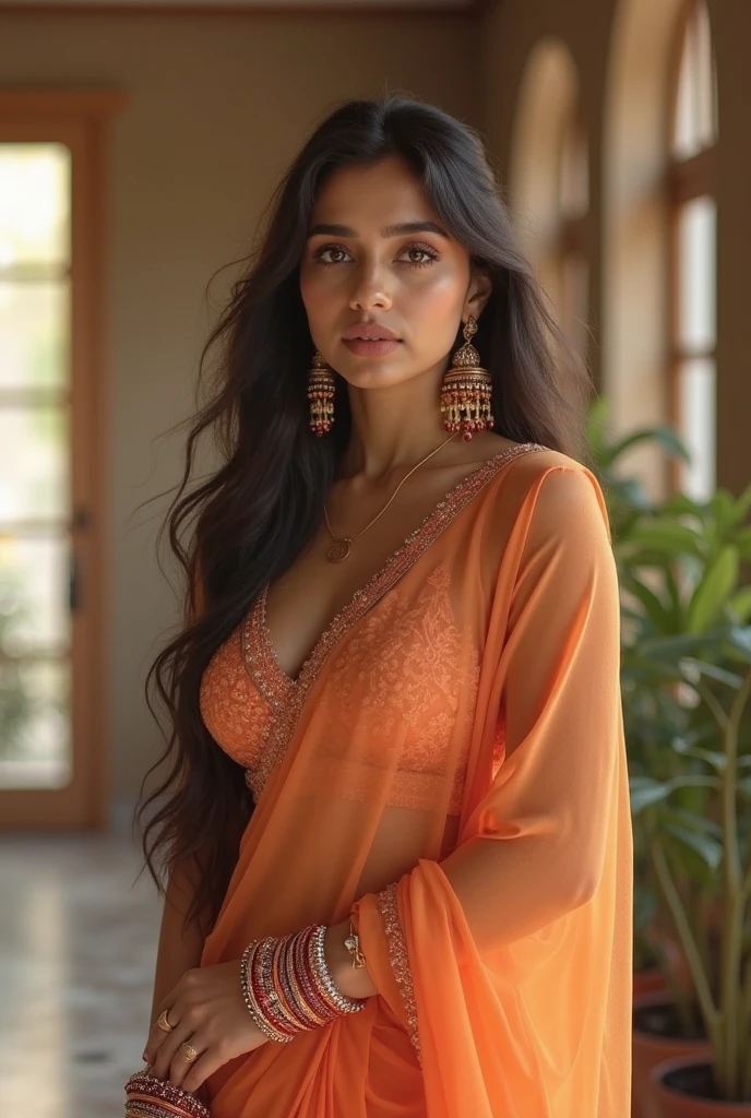 (((Stunningly Beautiful persian Princesss ))), elegant blue black updo hair, sweet smile, Beautiful bride posing under a fairy tale arch of exotic magical flowers, looking back,elaborate scene style, crystal glass lattice, glitter, transparent embroidered lace, realistic style,, dynamic pose, 8k,exposure blend, medium shot, bokeh, (hdr:1.4), (cinematic), ( dark tones:1.3), (hyperdetailed:1.2),Realism,1 girl,girl wearing indian saree(dressed in transparent saree)(wearing glitter graphics jewelry)big ,Sexy medium Breast,nipple,bright light ,long_hair, Bokeh ,nsfw , indian ,tree branch, colourfull ,undersized bra,princess dress,lehenga choli, sshow nipples, show vagina, open legs:1.6