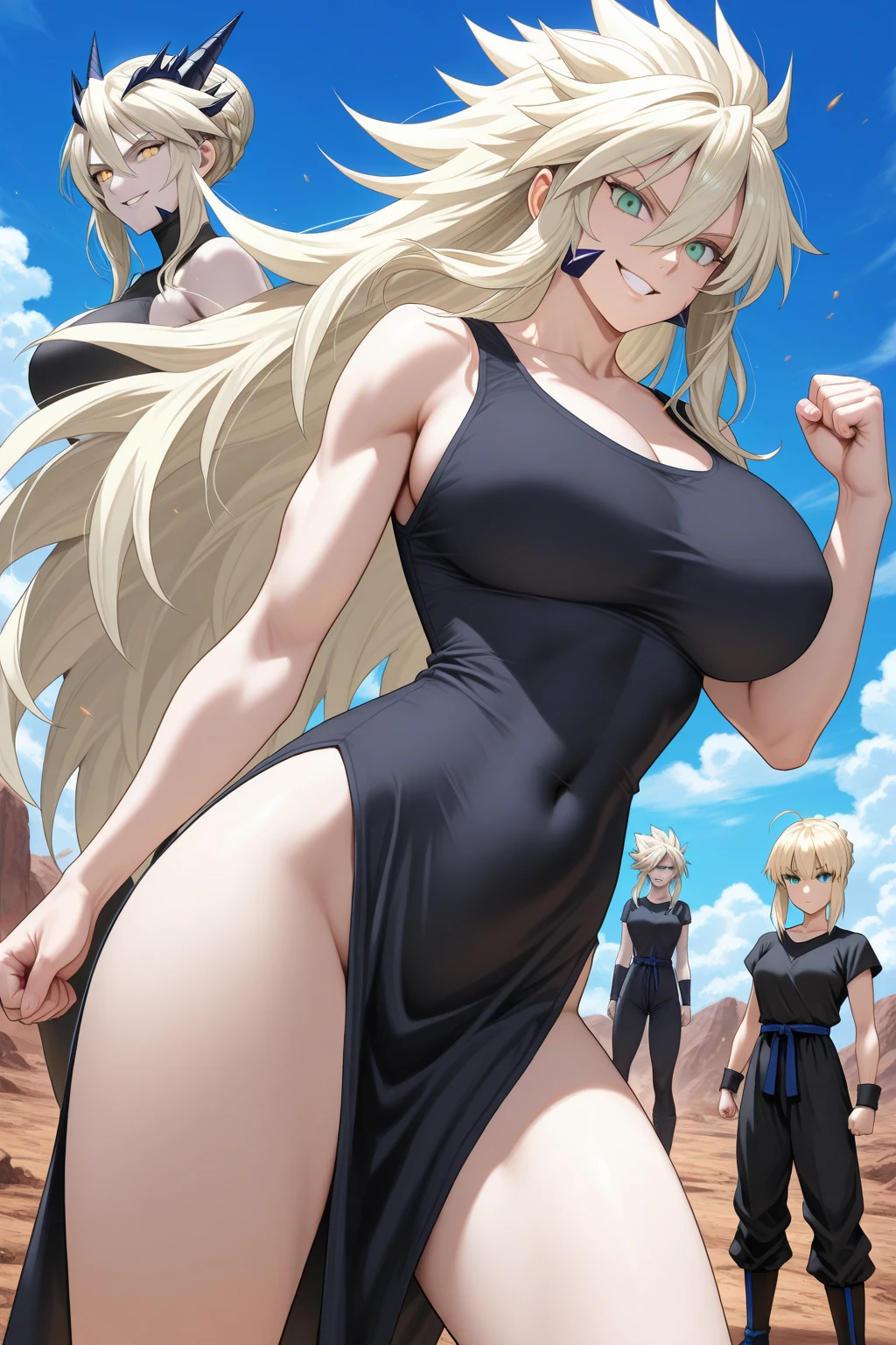 {full body},{{sitting}},wariza,looking down,from below,{upskirt},dynamic angle, dynamic cut,naughty smile,macrophilia,{white wings},{angel},{{very muscular}},{{very muscle}},{very curvy},{very big woman},{very gigantic woman},{very strong woman},{very tall woman},{very long legs},{very gigantic breasts},{very big breasts},{two side up},{very grown-up body},{adult},blonde hair,barefoot,cute dress shirt frills ribbon split corset skirt,best quality,solo,white background