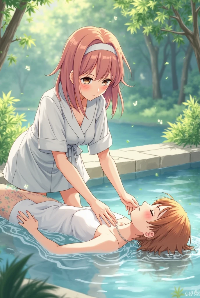 masterpiece、highest quality、2 girls、、、slim、Flat Chest、(Exposing her perfect naked body:1.2)、Sitting by a forest lake、picnic、lunch、smile、summer、warm、Soft Light、bright、post impressionism、Watercolor、((vaginal penis)、((2girls cowgirl position sex))、((1 The woman lies on her back.))