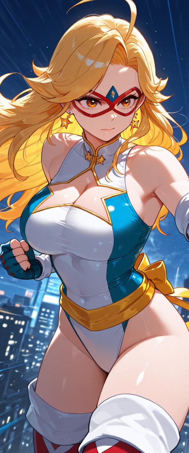 Masterpiece
(woman,Huge breasts, Very red lips highlighting huge breasts,Big Ass,Narrow waist,Long legs,Greenish blue eyes,Blonde )
8k(Night Sky:1.4 )
8k(Shooting stars flowing at night:1.9 )
8k(座っているwoman:1.3)
8k(Ahoge:1.5)
8k(Wavy, Gracefully running down my shoulders、顔の周りを優しく流れる ウェーブのかかったBlonde:1.7)
8k(Night Skyを見ているwoman)
8k(high school girl:1.5)
8k(Angle from below :1.3 ),
8k(grassland:1.5)
8k(A sloppy smile,The face we're looking for,Mischievous face:1.5)