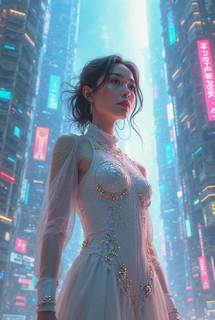 (practical, Photorealistic:1.37), (masterpiece, Highest quality:1.2), (Ultra-high resolution:1.2), (Original photo:1.2), (Clear focus:1.3), (Face Focus:1.2), (Highly detailed CG Unity 8k wallpaper:1.2), (Beautiful Skin: 1.2), (Pale skin:1.3), (Super sharp focus: 1.5), (Super sharp focus:1.5), (Beautiful and clean face:1.3), (非常にDetailed Background, Detailed Background:1.3), Bokeh, Depth of written boundary, rest, Image of a Very Cute and Beautiful Japanese Woman, (bride), business suit, (2:1.1), Portrait of a smiling girl, Full body image, from the front, Symmetrical Configuration, (Studio Lighting:1.3), (Cinema Lighting:1.3), (Rear window lighting is backlit:1.3), (surface light:1.3), Light Enveloping Her Entire Body, Looking straight at you, Persistence, Sexy model posing, rest, (Chestnut Half-Hair:1.2), Dark brown eyes, Beautiful Eyes, Princess Eyes, Mahogany Hair, A single hair, bangs, slim, Abdominal muscles, (Huge breasts;1.35), (Willow West:1.15), (Details of a beautiful girl:1.4), (Pure White Elegant and Gorgeous Lace Silk Wedding Dress:1.3), (BaliOcean view背景:1.2), (NFSW:1.3), ((Perfect female body)), (Upper body image:1.3), Encircling the head, Perfect Dramatic, Volumetric lighting, Professional majestic oil painting, Glowing Skin, CT Anatomy, Perfect Proportions, 8.Five Really Small, Face Focus, Ultra practical Photo, Extremely clear images, Ultra-high definition images, Bali, Ocean view, Beach, External, ((walking Beach:1.2)),NUDE