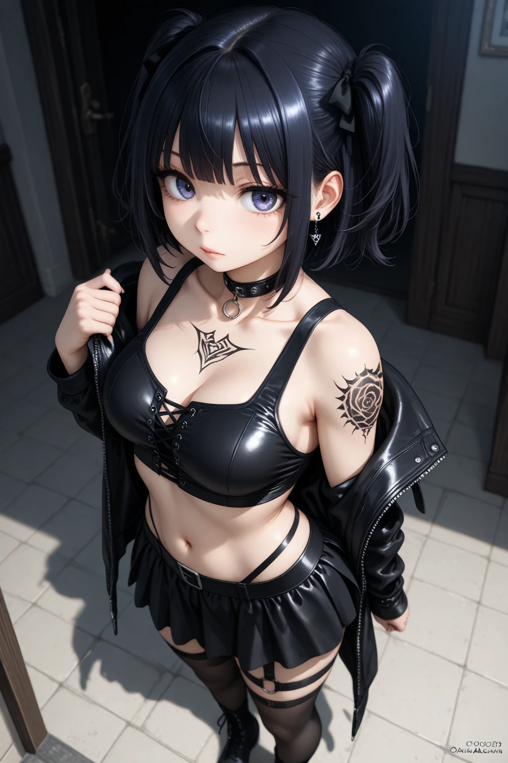 Kujou Sara, Adorable girl . very cute , Round face . alone , slim , Medium chest , low length . Glowing Skin . Plain white t-shirt . tight white shorts . Dynamic Angle . No background , (((White Background))) , View your viewers, darker shadow, (((Absurd))), (((Underbust))), (((No sleeve))), (((Removed))), (((Ulzzang))), (((Thigh Gap))),