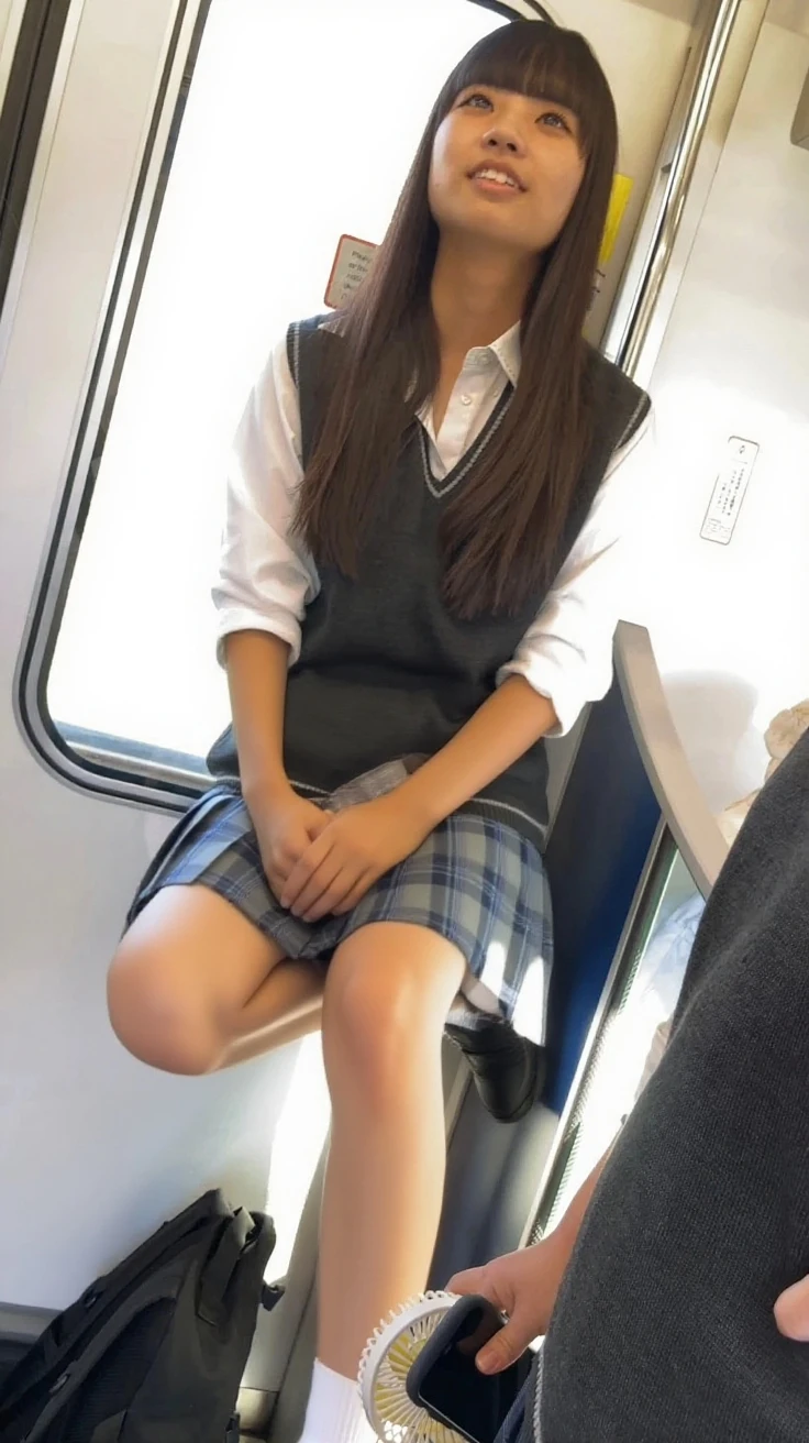 nsfw, nipples, sexy, pussy, 1man with his genital, bottomless, from below, A cute 19-year-old girl in the crowded train, Men touching my pussy under my micro mini skirt, A girl has her skirt lifted and touched by a man, ((A man is exposing his genital and grabbing it)), Japanese, Highly detailed eyes and face, Sharp pupils, Number 40&#39;Right-handed man touches her breasts from behind, Beautiful details,Highly detailed eyes and face, Ultra-wide angle shooting, A girl with an expressionless and confused face, ((A man display exposes his penis to a girl)), Hugged from behind, Man putting his hand inside her skirt, blushed, look down, daytime,