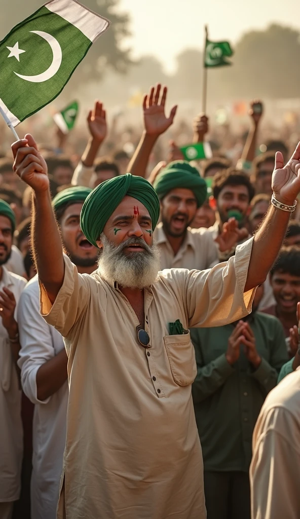 Hindu muslim Christian men's of 2024 holding Indian flag together