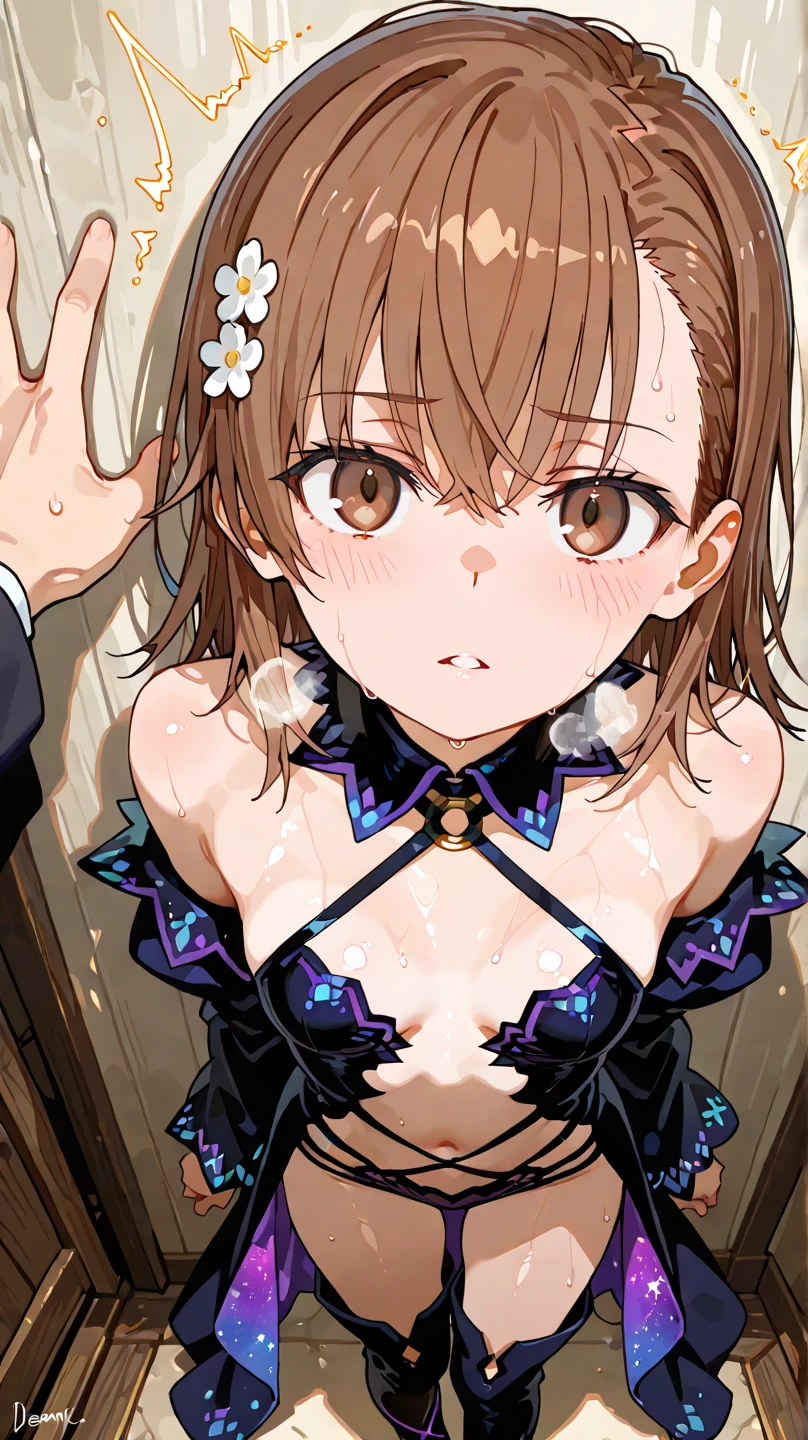 a beautiful girl with enormous breasts in her anime outfit, high quality, defined body, perfect face and eyes, 8k, (best quality,4k,8k,highres,masterpiece:1.2),ultra-detailed,(realistic,photorealistic,photo-realistic:1.37),beautiful detailed eyes,beautiful detailed lips,extremely detailed eyes and face,longeyelashes,1girl,anime,highfashion,perfectbody,perfectface,perfecteyes,enormousbreasts,skimpy outfit,studio lighting,vivid colors,cinematic lighting ochako uraraka, cuerpo completo