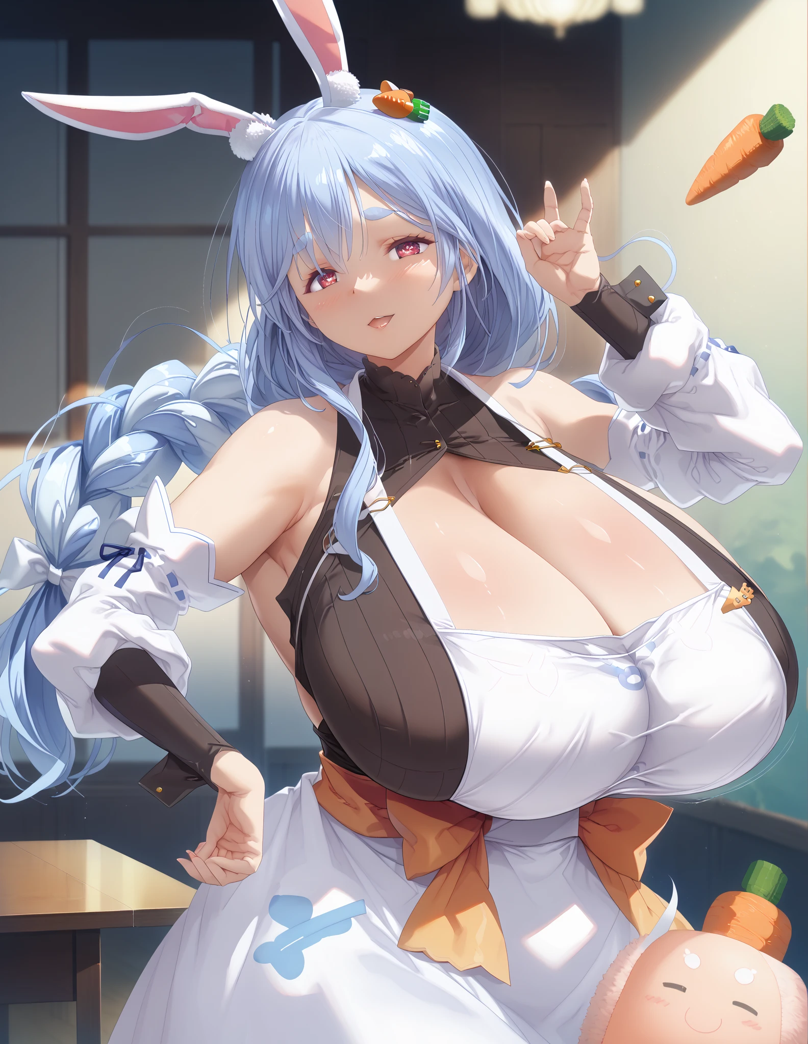 Tamamo, used by men for sexual relief　super breasts　Plump　Big areola　Ahegao　Big Ass　Big waist　Plump　Thick thighs　Tamamo raped by multiple men　Expose　Multiple onlookers　Tamamo sold at the slave market　Show　　Tamamo gets a big dick put in her pussy　Being restrained　Highly detailed face　　 Perfect hands　elegant,((超huge　huge　huge　hugeな胸))