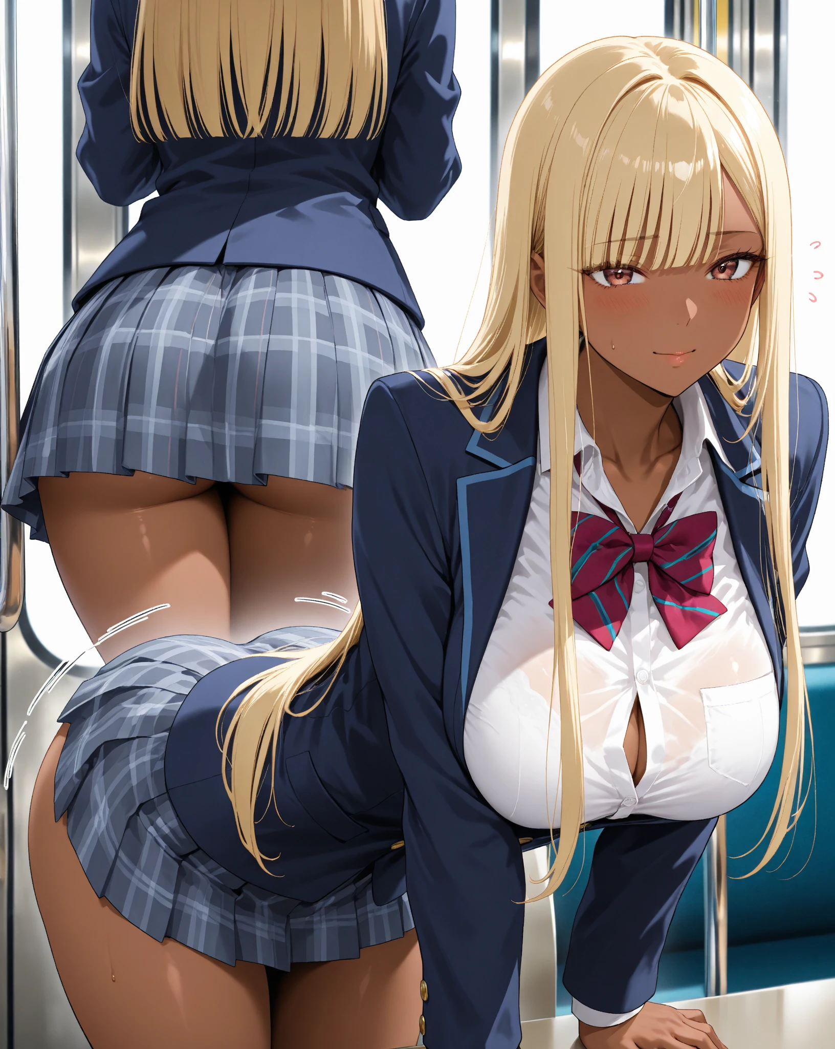 high school girl、beautiful girl、Blonde、Gal、Tan Skin、Back alley at night、There are a lot of men around、Standing doggy style、Being attacked by a man、Having your butt touched、Embarrassed、Panties are taken off、rape、One Girl、mini skirt, Highest quality, Displeased face, blazer, blouse,Pink pattern bra、Panties with pink pattern, Her thighs and groin are wet with love juice. 、crowd、Big 、Big Ass、Thick thighs、Sucking penis、Blowjob、Having your butt touched、Obscene sound effects、Naughty sound effects
