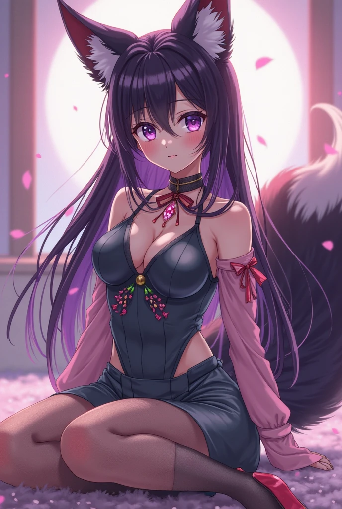 Anime - Stylistic image of a woman in pink sitting on a bench, seductive anime girls, beautiful anime catgirl, Very beautiful anime cat girl, Guviz, small curvaceous loli, cute anime waifu in a nice dress, cute anime catgirl, Cute anime girl, (Anime girl), Beautiful anime girl, loli in dress, Kawasi