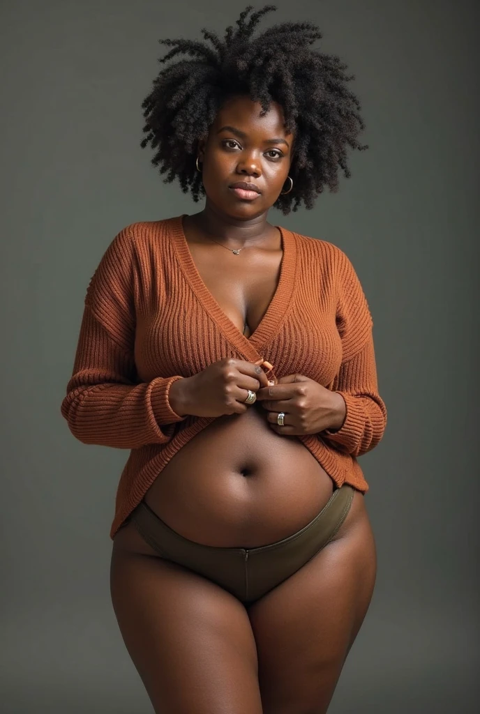 Fat naked 35 year old black woman
