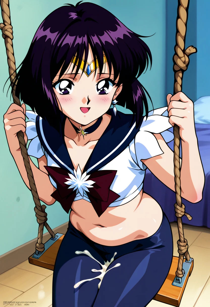 1 chica, chica anime, estilo de arte anime moe, anime images of cute girls., mejor chica anime, arte de fan, linda chica anime, arte cg anime suave, chica anime seductora, encantadoras chicas anime, linda chica anime, ojos brillantes, grande , (((((Leaning forward))))), ((mirando al espectador)), de cerca, (boca llena de semen), (((lingerie))), dormitorio, 2 colas gemelas, pelo negro, Ojos de blud