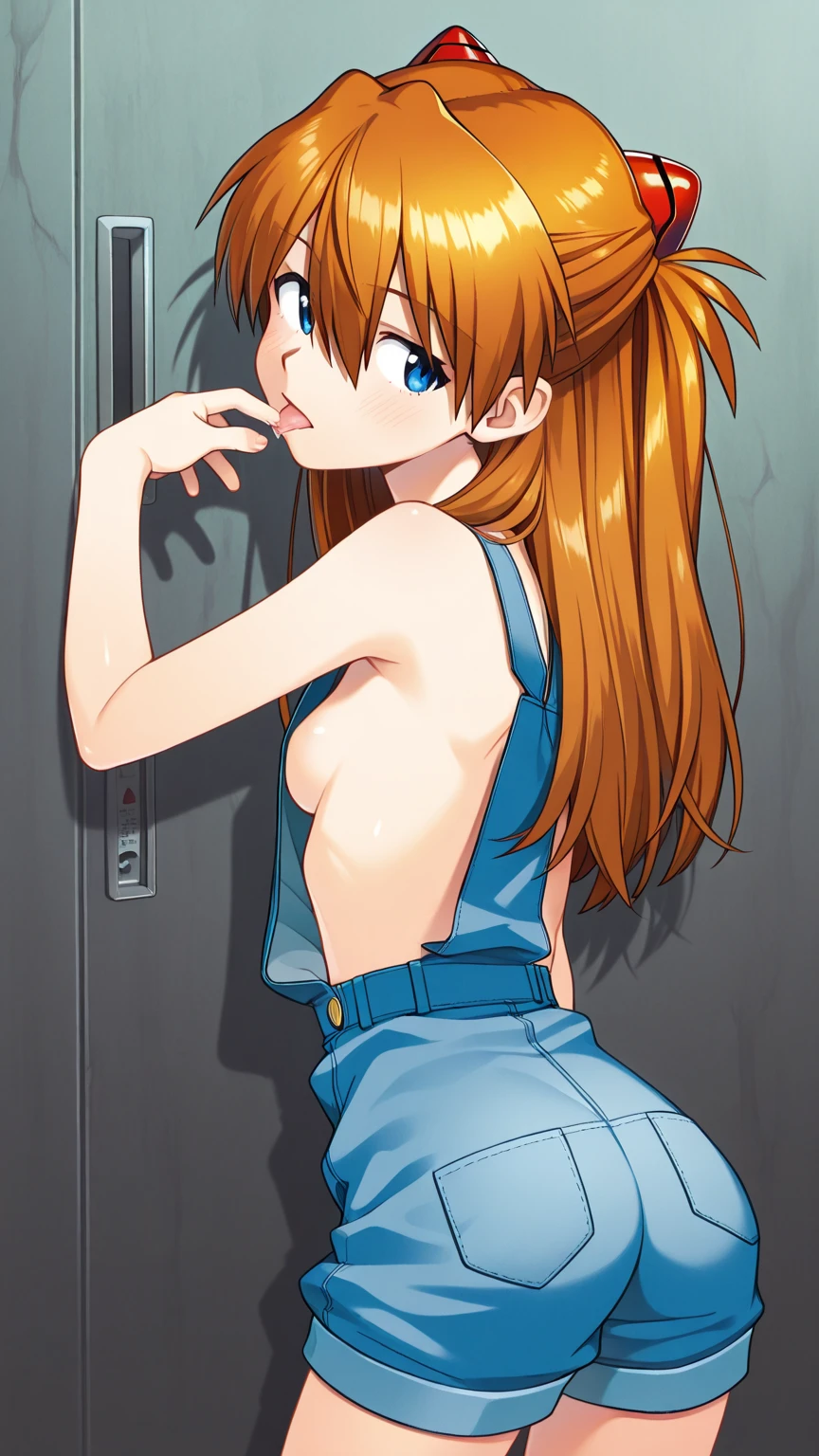((masterpiece, Highest quality;1.3)), Super detailed, Detailed Background, smile,Orange Hair,
Fine grain, Super detailed eyes,  Large Breasts,  From above, nude,
Young Hands, Miku, night, city, Shinjuku,