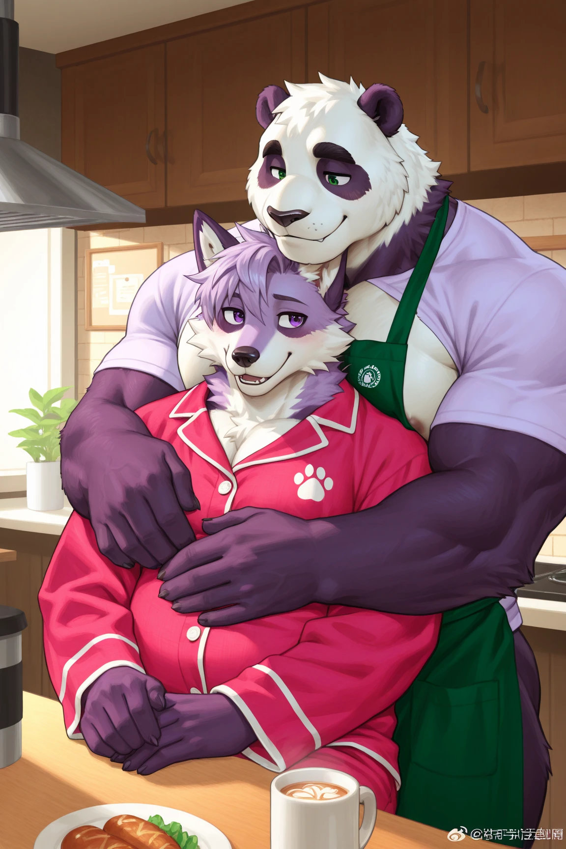 jinpei, dakimakura, wearing long white coat and black protective inner suit, gray pant, military shoes, furry, middle age, muscular, sexy, unbutton shirt, bare chest, big chest, bara, bulge, big butts, furry anime, furry, green bear, fullbody commission for, sfw version, relaxed pose, (sfw) safe for work, !!highly detailed!!, furry bear, small bear tail, furry furaffinity, at pixiv, from cryptid academia, relaxing after a hard day, high quality fanart, high resolution, clear hand, flower petals on the bed