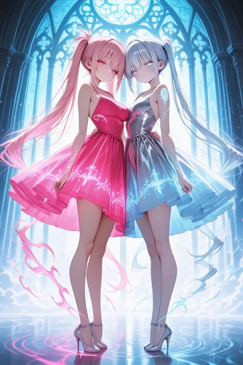 anime girl with colorful hair and a colorful dress, rossdraws pastel vibrant, rossdraws cartoon vibrant, anime style 4 k, beautiful anime portrait, artgerm colorful!!!, ! dream artgerm, beautiful anime girl, anime styled digital art, anime art wallpaper 4k, anime art wallpaper 4 k, digital anime art, extremely detailed artgerm