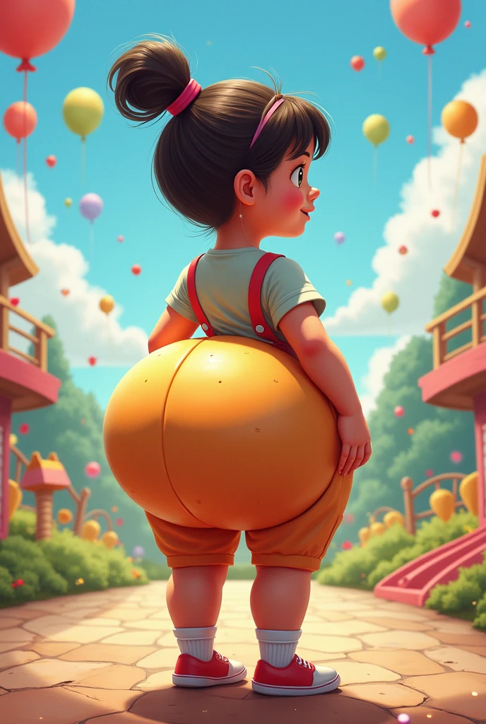 Uma menina, petting zoo, many balloons, feliz, feliz, qualidade perfeita, bunda, only in panties, mostrando a bunda, foco claro (desordem - casa: 0.8), (obra-prima: 1.2) (realista: 1.2) (bokeh) (melhor qualidade) (pele detalhada: 1.3) (detalhes intrincados) (8K) (olhos de detalhe) (foco nítido), (feliz)