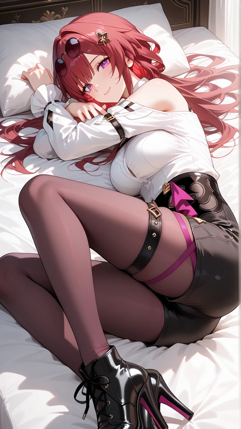 (8k, RAW photo, best quality, masterpiece: 1.2), high quality, masterpiece, ultra-detailed, lingerie, panties, thigh highs, 1girl, solo, peaceful expression, fox ears, long hair, balloons, sitting on bed