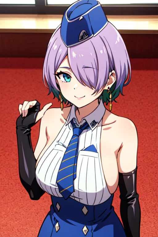 1 girl, kanon kanase, blush, medium breasts, sleeveless,(((( playboy bunny outfit)))), 20-year-old, healthy skin, closed mouth.