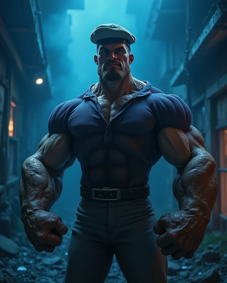 Doraemon, Strong Man, Doomsday Super Detail, Weapon, Cinematic Style, Gangster