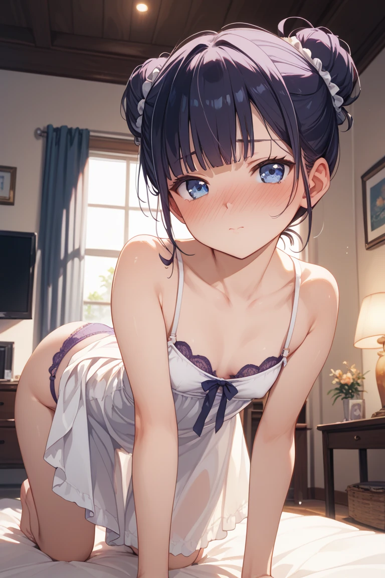 One Girl, Mirai Kasuga, (最high quality, unity 8k wallpaper , masterpiece, Very detailed:1.2), (Lens flare, Particles of light, Shine), Big Breasts, Ahegao, ?????? face, Sexual climax, Female dog, blush, Open your mouth, (Embarrassing:1.1), (blush:1.2), (??????:1.1), charm, (shout:1.1), (Move a row:1.1), Sweat, Heavy breathing, 最high quality, Very detailed, High resolution, Very detailedCG, Official Art, Idol Costumes, White Dress, Off the shoulder, Light blue frill skirt, ((BTBS)), ((nsfw:1.2)), Focus Only, One girl, One boy, having ???, ?????, Vaginal, bed, bedsheet, On all fours, From the back, ??? with men, Perfect body, Bedroom, White bed, 最high quality, high quality, Absurd, High resolution, High resolution, Game CG, Very detailedなCG, amazing, Official Style, Ultra-fine illustrations, In detail, Complex, Complex details, Very detailedなCG unity 8k wallpaper