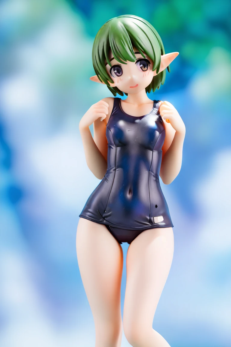Ultra HD、Ultra-clear、White and beautiful skin、Big Breasts、Green Eyes、Blonde Short-Haired、smile、Perfect body line、Completely naked、Small areola、hairless labia、Soft Skin、Soft female body、Long legs、Sexy pose、