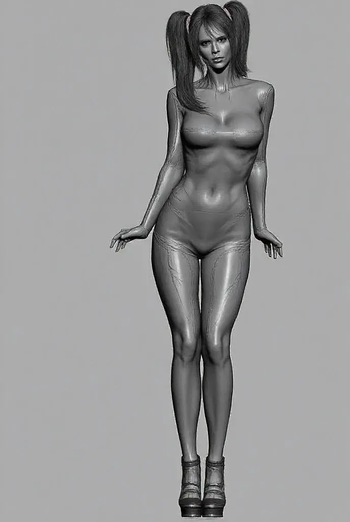 Full body, perfect face, big green eyes , fight pose, muscular female, muscular back, Big ass, Dinamic pose, (Character sheet), pale skin, full nude anatomy, small breast, hair band, curly hair, very short hair, , facial expresions, black hair, ponytailhair, multiple angles, perspective, multiples images.