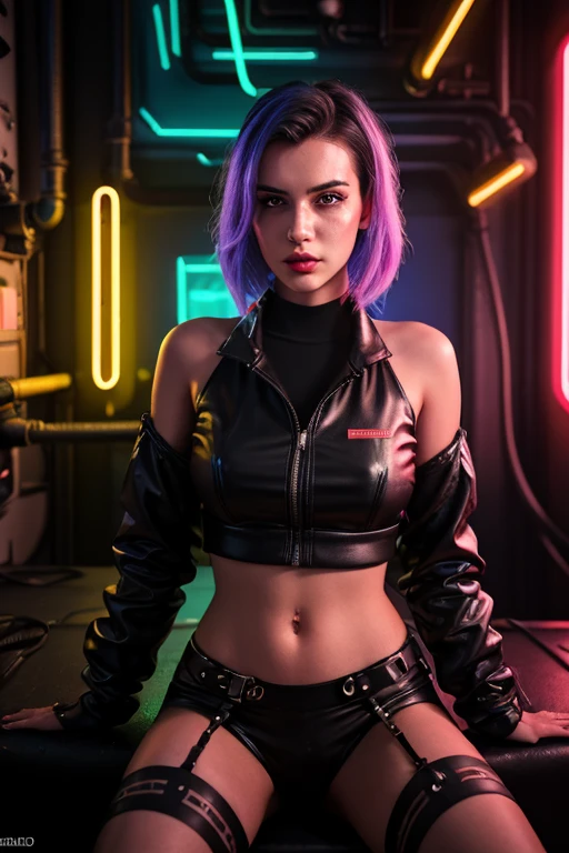 Prostitute woman in corporate suit sitting on couch, cyberpunk angry gorgeous goddess, Cyberpunk Style, rococo cyberpunk, seductive cyberpunk dark fantasy, Cyberpunk 2 0 y. o model girl, cyberpunk aesthetics, Cyberpunk girl, has cyberpunk style, beautiful cyberpunk woman model, cyberpunk horror style, cyberpunk photo, cyber punk style, Cyberpunk art style, cyber punk style, neon-light-effect.