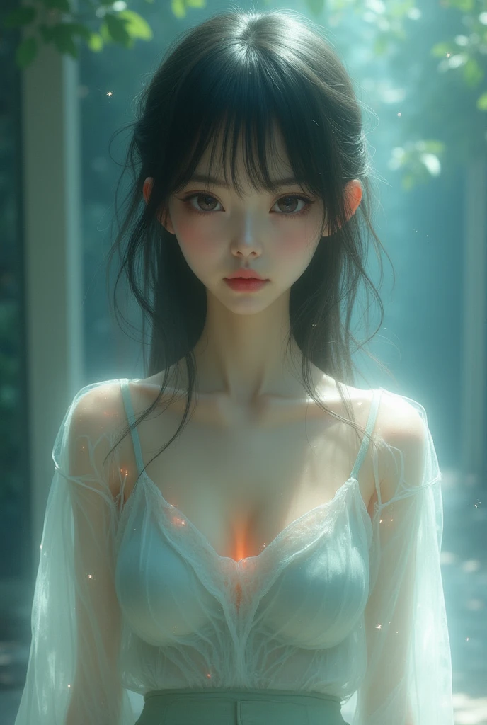 {{{{{3,318 trillion pixels high resolution, nsfw, Realistic scenery and lovely girl, In this scene the heroine is chosen as a human pillar and sealed in a kneeling posture with her legs spread in an M-shape where she is raped endlessly while staring blankly into the void, A full whipped deep cleavage rapidly emerged, the charm she exudes spurs forces her to lift her legs and open her legs and continues to fuck, thicken the lips look pretty, Boobs are fluffy and bouncy, Tits that get rounder bigger her deep tight cleavage}}}}},{{{{{A neat girl who stands on her knees and opens her crotch traces her crotch with her fingertips and with a faint moan experiences her first climax and becomes a little more mature and innocent masturbator, white cheeks, The moment when the eyes of the heroine's girl are replaced with kaleidoscopic irises, magical in a romantic Cylindrical crystal herbarium showcase filled with oil, Herbarium-soaked her tits become so plump that they break the blouse of an even smaller-sized girl and her hair grows longer and sexier while she still looks like a girl, Cuteness preserved forever shining in exchange for life from her, wearing cute ribbon blouse and skirt, frills scrunchie on her wrist, her beautiful slender underbust, slender curvy cute waistline, an lewd fetish for lips and necks and waistlines, her clearer nip line from underbust to hips, gloomy straight black wig, thick vivid lips}}}}},{{Extremely detailed}},{{{{{heroine girl's Sexually unused body with pure and innocent aura}}}}}