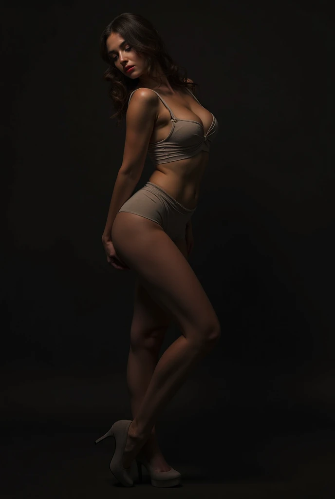 Naked girl spreading her legs