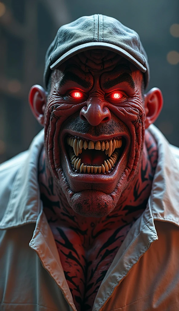 fleshmutant bodyhorror working at a fast food restaurant,close up,, true to life, HDR image,High detail resolution,soft eyes,natural skin,high detailed face,high detailed cloth,film photography,vintage,cinematic lighting,realistic,sharp focus,(very detailed),((4K HQ)),depth of field,f/1.2,Leica,8K HDR,High contrast,shadows, bokeh,(detailed and realistic skin texture),(detailed clothing),(detailed background),detailed skin,(highly detailed skin),(8K HDR photo),realistic texture,realistic shadows,accurate to life,living image,lifelike