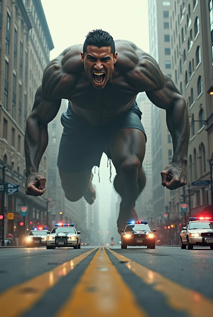 (photorealism:1.2), An angry 1 man with brown skin who flies 