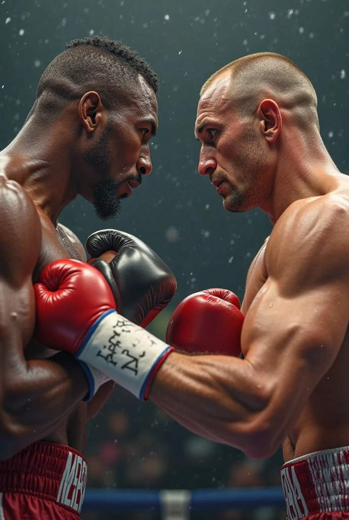Emanuel Macron fighting Mike Tison