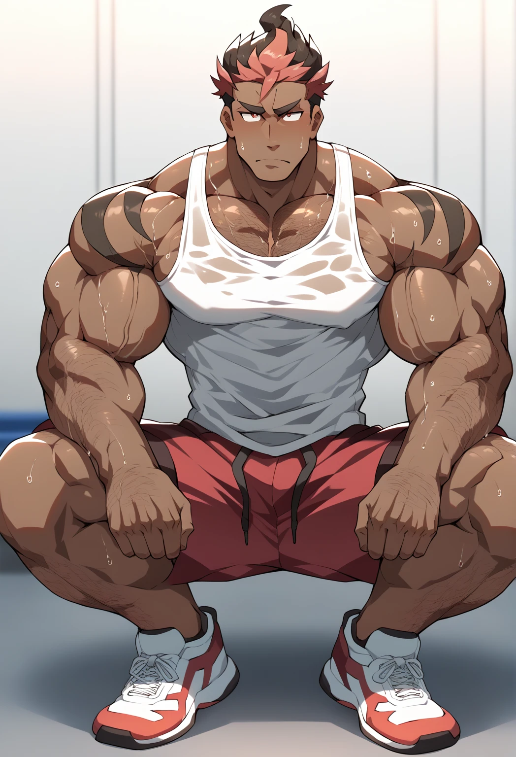 (best quality,4k,8k,highres,masterpiece:1.2),ultra-detailed,realistic,portrait,studio lighting,physically-based rendering,sharp focus,professional,vivid colors,bokeh,no background blur
Description: A handsome bald boy sits barefoot and chained on the floor of his cell, Abs torture device, anime beautiful boy.
(Note: The prompt is strictly a comma-separated list. Do not include any explanations or additional text.)