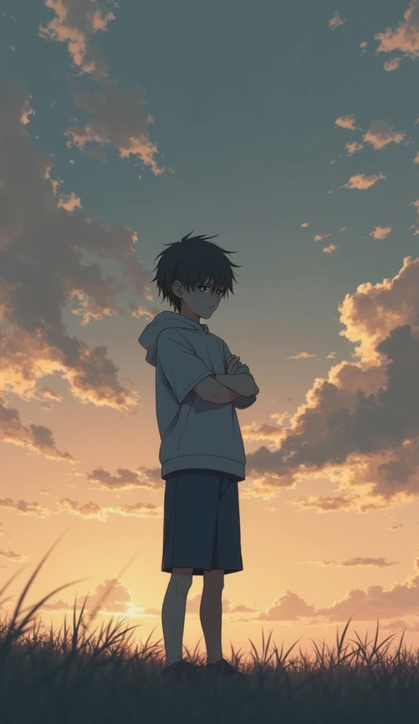Top quality, masterpiece, ultra high definition, (Real: 1.4), Original photo, (Evening Street), 1 boy, black eyes, looking at the audience, yuji hair (jujutsu kaisen anime character), sitting Ferrari, muscles, neat, park