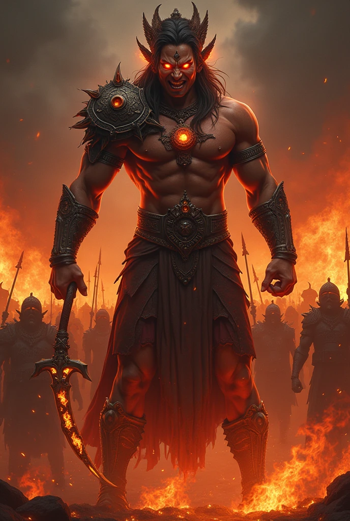 Lapu lapu the god of destruction and the lava mountains