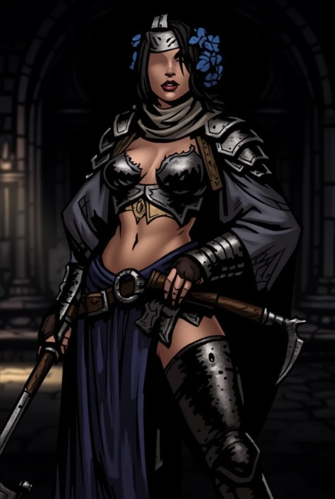 award winning photo of a beautiful woman, in a dark stone dungeon with large breasts and big hips, backlit, undercut hairstyle, digital painting, concept art, smooth, sharp focus, rule of thirds, dark fantasy,intricate details, art by aleksi briclot and Greg Rutkowskistockings, stockings white dress, black wide brim hat --auto --s2