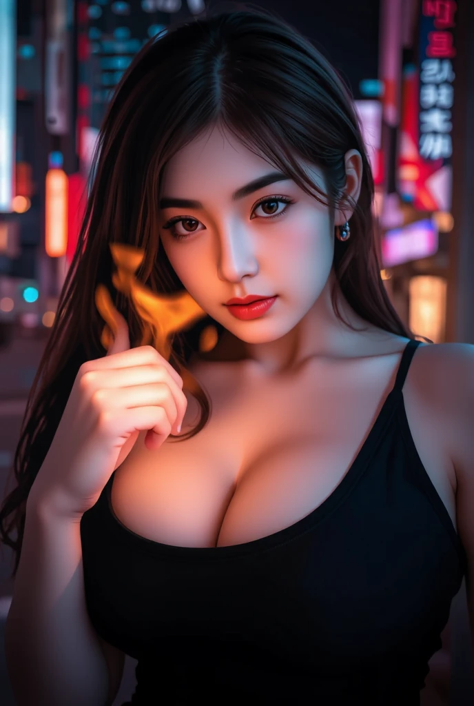 ((best quality)), ((masterpiece)), (detailed), (big boobs), perfect face, (beautiful detailed eyes, beautiful detailed lips, extremely detailed eyes and face, long eyelashes), ((best quality)), ((masterpiece)), (detailed), perfect face, ((Big tits)), asian girl, dragonball style, beatyful face, energie aura around a girl, goku, dragon ball, ((black and yellow leather clothes)),( (power)), energie, super powered, ((stocking)), ((she throws lightning energieball)), looking ahead ,((stocking)), ((volt energie around the girl)), ((more boobs)), ((sexy)), more fire, ((more dragon balls)), (lightning), black hair, stocking, (high heels)