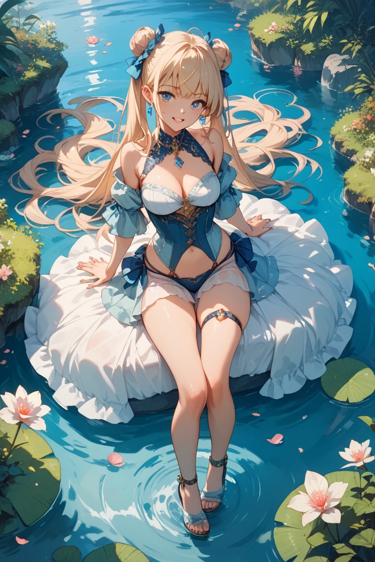((Finest quality)),(超A high resolution),(Ultra-detailed細),(Meticulous portrayal),((the most picturesque works of art),Ultra-Precision Art,The art of astounding depiction,Fantasyart:1.5, ((((Beautiful flowers々:1.5))), ((Body eroded by flowers:1.3)),Glamorous body:1.3,fancy background effects、masterpiece、Fancy details、(NSFW 1.1), ((1girl in)), ((masutepiece)), ((Highly detailed:1.3)), In crystal clear water,beautiful woman entering the lake, ((long yellow hair)), Wet hair, Wearing a light transparent dress, clothed bathing, steam, (Rose petals floating in water:1.3), Early morning light, Ivory Gold AI, windows, Crepscular lighting, 、Lace sheer underwear、very very gigantic boobs、Pink nipples、pink areolae,透けて見えるPink nipples、透明なpink areolae、lace and string shorts.、princess carry,Sexy lingerie with lace and strings,See-through sexy lingerie,Transparent lingerie、translucent dress、pearlsescent、pearls、Sexy Harness、Sexy garter belt、Sexy Stockings、Well equipped,intimate, rose garden、Multicolored roses、lake with floating roses、Lying down、Open legs、Spread your legs、Open thighs、Immersion in water、Wet body、splash water、gorgeous flower decoration、big flowers、stylish hair、Moon, lantern, Night, Solo, playing in the water, Water, hair flower, flower, Outdoors, skyporn, full Moon, Rain, lantern, wet clothes, skyporn, wet hair (((masutepiece),(the Extremely Detailed CG Unity 8K Wallpapers),Best Quality,Cinematic lighting,Detailed background,Beautiful detailed eyes,Bright pupils, (extremely delicate and beautiful),(Beautiful and detailed eyes description), Ultra-detailed,masutepiece,)),((Yellow eyes))、