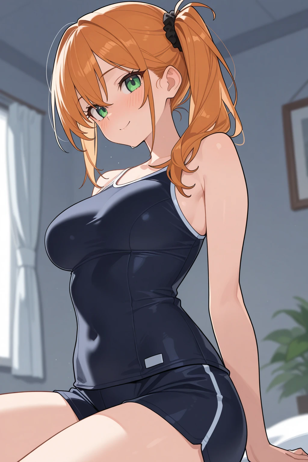 (obra maestra, Mejor calidad:1.2) maki zenin en ropa interior