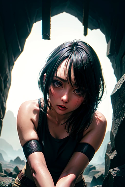 ((8k, best quality, masterpiece:1.3)), ((realistic skin texture:1.2)), ((photorealistic:1.3)), ((hyperrealistic:1.2)), ((Rule of thirds)), inspirational, amazingly realistic render in 4k,
((fractured time scene:1.2)), ((fractured background:1.2)), ((3d theme:1.2)), ((fractal lighting:1.2)), ((dynamic lighting:1.2)), ((rays of light:1.2)),
naked girl trying to escape, trapped in glass prison, provocative, skin-tight, cleavage, thighs, wide hips,
((real hair:1.2)), dynamic angle,
<lora:hairdetailer:1>
<lora:stylesqueeze_v3:0.75>
<lora:add_detail:1>
<lora:decef-000007:1> decef:1.2, flesh fragments:1.2,