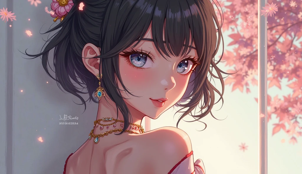 anime style, super fine illustration, highly detailed, dynamic angle, beautiful detailed, 8k, On a spring night, the cherry trees illuminated by the city lights are quietly shining. BREAK A woman stands still, captivated by the beautiful scene, watching the cherry blossoms flutter down. BREAK Her expression tells of her heartfelt admiration for the arrival of spring and the beauty of the cherry blossoms. very good illustration, High detail, dynamic angle, beautiful detailing,2D, (Best quality, masterpiece, Beauty, tenderness), Anime, Highly detailed face, very detailed eyes, very detailed background, Ideal lighting, Whole body, 1 girl, One, (Very detailed cat ears), (Very detailed ears behind the hair), Finely detailed eyes, ears covered with hair,