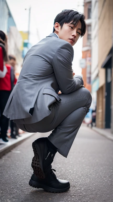 there is a man sitting on a bench with a cell phone, man sitting facing away, his back is turned, with his back turned, with his back to the viewer, Hunched over, candid shot, over his shoulder, uhd candid photo of dirty, hunchback, candid photo of, A very sad person, With your back to the camera, photo taken from behind